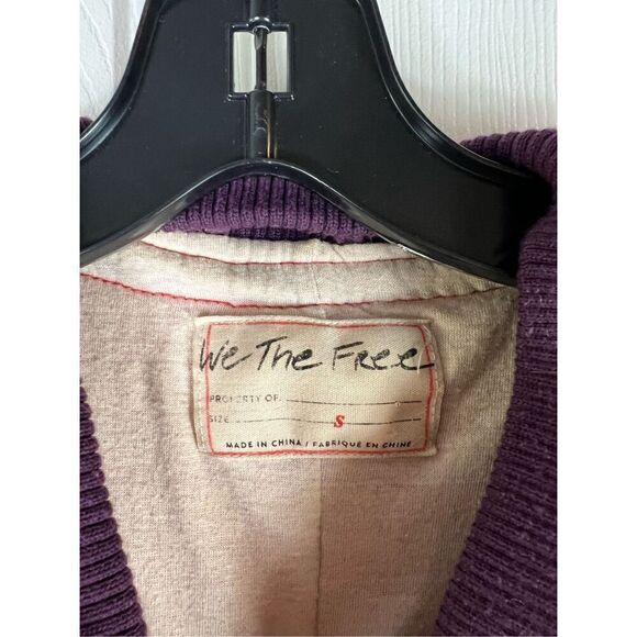 We The Free Womens Rivington Sherpa Full Zip Bomber Jacket Size Small - Picture 2 of 4